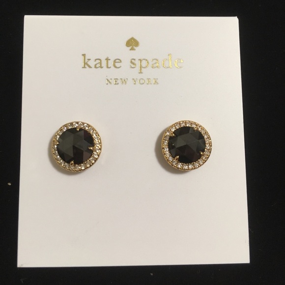 🆕KATE SPADE ♠️ - PAVE CRYSTAL HALO STUD EARRINGS - Picture 7 of 8